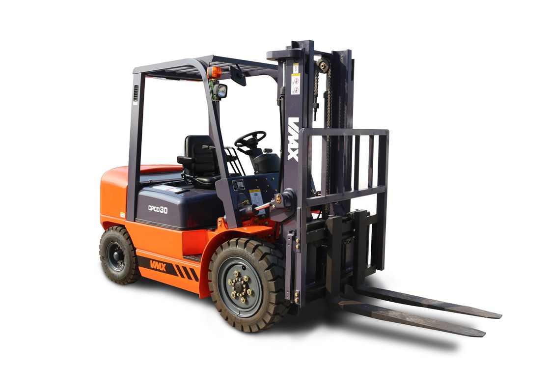Warehouse Hydraulic 2.5 Ton LPG Forklift Adjustable Lift Height 4500mm